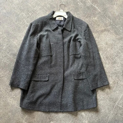 Chaqueta Paradox Mujer L Gris Ligera Chaqueta Preppy Manga Larga Cremallera Completa Foto 1 de 4