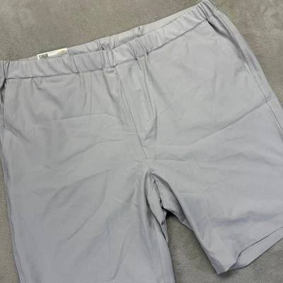 Pantalones Cortos Greg Norman Hombre XL Gris Todo el Día Cómodos Cortos Rendimiento Chino 9" Entrepierna Foto 1 de 4