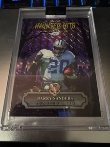 Barry Sanders 1/2 2025 Wild Card Haunted Hits Detroit Lions Purple - Bild 1 von 2