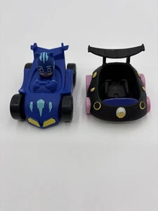PJ Mask Car Lot Pj Masks Cat Boy and Cat Car Lot of 2 Cars - Picture 1 of 8
