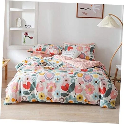 Funda Nórdica Botánica Floral Queen, 100% Algodón 3 Queen (90"x90") Amarillo Floral Foto 1 de 4