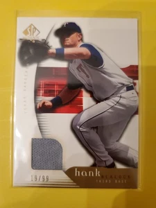 2005 SP Authentic Jersey Gold #42 Hank Blalock 19/99 - Texas Rangers - Picture 1 of 2