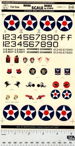 Grumman F-3 F decal sheet by Microscale Decals in  1/72 nd. scale NOS - Picture 1 of 1