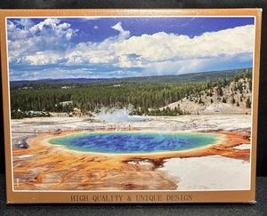 1000 pc Puzzle High Quality & Unique Design Yellowstone Grand Prismatic Springs - Picture 1 of 4
