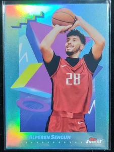 2024-25 Topps Finest  Basketball #229 Sky Blue Alperen Sengun Refractor Rockets - Picture 1 of 2