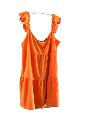 Orange top XL/ 18-20 summer/holiday v neck Floaty by Primark sleeveless NWT - Image 1 of 4