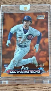 Pete Crow-Armstrong 29 Orange /99 2025 Stadium Club Chrome  - Picture 1 of 1