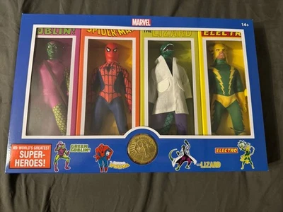 Disney Spider-Man Mego 8" Action Figure Set World's Greatest Super Heros IN HAND - Image 1 of 2