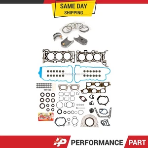 Full Gasket Set Bearings Rings Fit 10-11 GMC Cadillac Chevrolet 3.0L DOHC - Picture 1 of 12