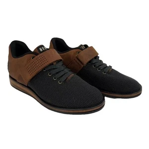 Nobull Black Brown Leather Lifters Shoes Women's US Size 6 - Picture 1 of 11