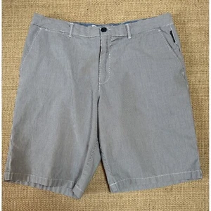 Ecko Unlimited Vintage gestreifte lange Baggy Shorts für Herren Größe 38 Y2K - Bild 1 von 5