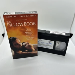 The Pillow Book VHS Tape Unrated Ewan McGregor Peter Greenway Film - Picture 1 of 6