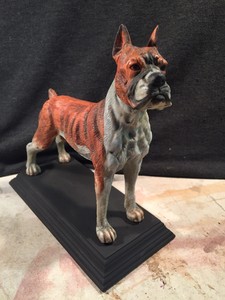 boxer dog figurines collectables