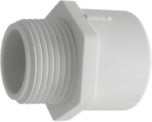 PVC 1/2" Male Threaded Adapter S X Male NPT FAST SHIP! AE2 - Picture 1 of 1