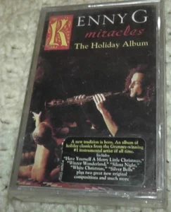 New Sealed Music Cassette Tape Kenny G Miracles The Holiday Album Christmas Rare - Picture 1 of 5