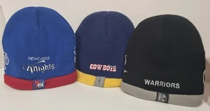NRL - Kids Beanies - Team Mascots - Newcastle Knights, Cowboys & Warriors - Picture 1 of 10
