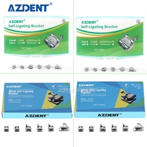 Dental Self Ligating Brackets Roth.022 Hook 345 Mesh Base/Monoblock Orthodontic - Picture 1 of 36