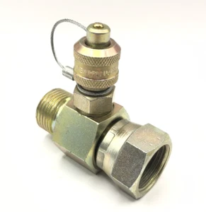 Hydraulic Male-Female 5/8" BSP Steel Test Point Adapter Tee JCB 892/00263 - Picture 1 of 5