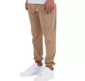 GRC Asphalt Pants Mens Sz L Taupe Elastic Cuffs - Picture 1 of 9