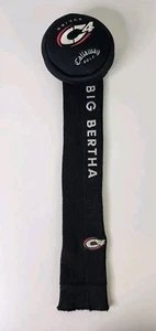 Callaway C4 Big Bertha Driver Golf  Head Cover Black Sock Headcover Free Ship - Picture 1 of 11
