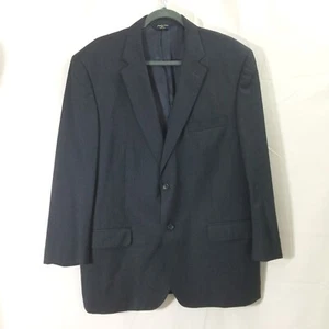 Joseph & Feiss Gold Mens Suit Jacket Blazer 100% Wool 2 Button Charcoal Gray 46R - Picture 1 of 6