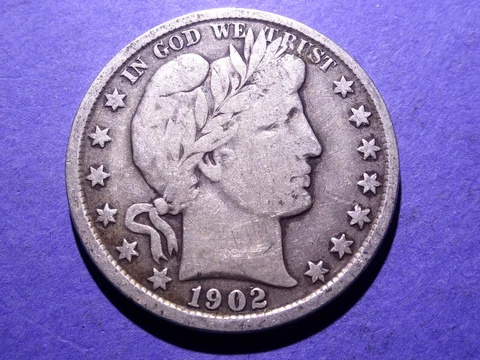 1902 Barber Half   Fine Cover