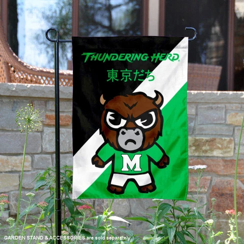 Marshall Thundering Herd Tokyodachi Garden Flag and Yard Banner Cover