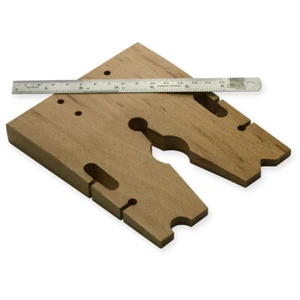 XL große Bank Stiftklemme Schraubstock V Schlitz Werkzeug Schmuckherstellung Handwerk Hering Juweliere - Bild 1 von 3