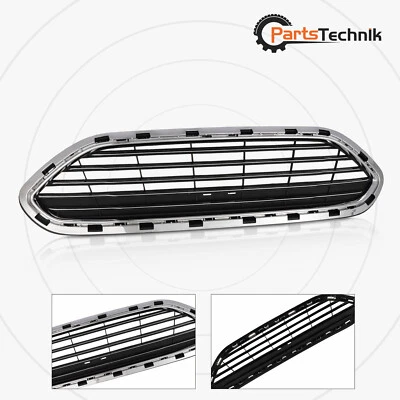 For 2014-2019 Ford Fiesta 4DR Front Chrome Upper Grille Grill  D2BZ17B968AA - Image 1 of 4