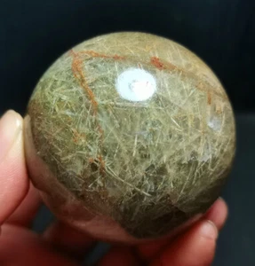 RARE 340G Beautiful Natural Polished GreenTourmalineBall Brazil R891 - Picture 1 of 15