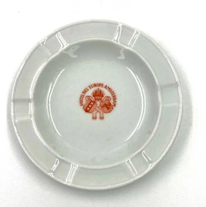 Hotel De L' Europe Amsterdam Porcelain Ashtray - Imagen 1 de 4