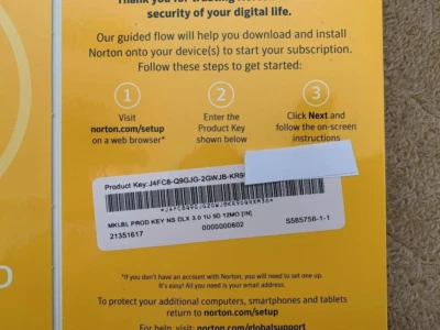 Norton Security Deluxe  1 Year 5 Devices -2018 Email delivery Ready RRP £19.99 - Image 1 of 4