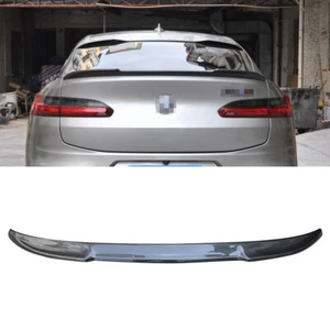 Carbon Fiber For 2018-2022 BMW G02 X4 F98 X4M Rear Trunk Spoiler Boot Lip Wing - Picture 1 of 15