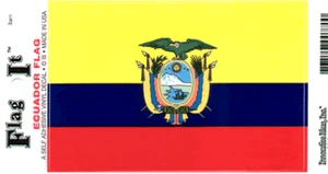 Calcomanía de bandera de Ecuador - Imagen 1 de 1