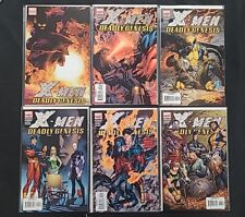 X-Men Deadly Genesis 1-6 Marvel Comics 2006 1st Vulcan & Darwin Quesada Variant 