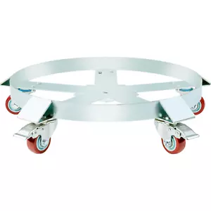 55 Gallon Heavy Duty Drum Dolly - 1250lbs Load Capacity - Barrel Dolly Cart Drum - Picture 1 of 11