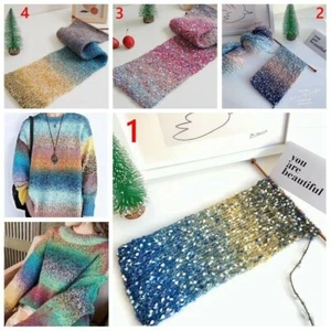 50g/Knäuel Farbverlauf Wollgarn Stricken Häkeln Garn für Pullover Schal DIY Borte - Bild 1 von 12