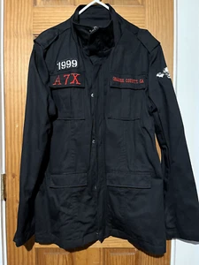 Avenged Sevenfold Patch Jacket Brand New Black Zip Up Long Sleeve - Picture 1 of 3