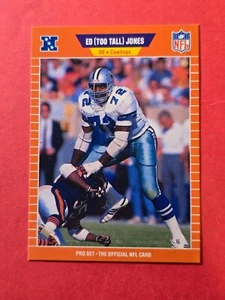 1989 Pro Set #91 Ed Too Tall Jones, cd1 - Bild 1 von 3