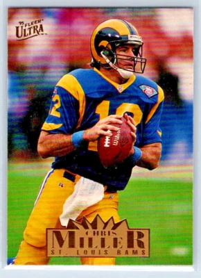 1995 Fleer Ultra Football - Chris Miller - St. Louis Rams - Base - #278 - Image 1 of 2