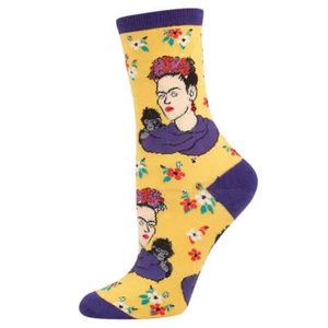 Frida Kahlo Portrait Socks (Adult Medium - Women's Shoe Sizes 5-10) - Picture 1 of 2