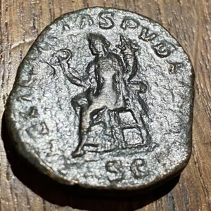 MONNAIE ROMAINE. SESTERCE MAMAEA  (977) 21,3 Grammes 27 à 30 mm - Picture 1 of 4