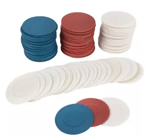 100 Kunststoff Poker Chips Party Gefälligkeiten Geschenk Großhandel - Bild 1 von 2