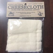 Regency Naturals Ultra Fine 100% Natural Cotton Cheesecloth 9 SQ. FT.