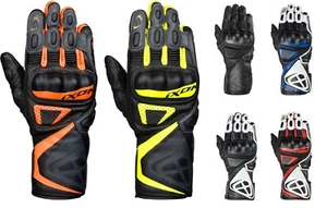 Guantes de carreras de verano ventilados de cuero para motocicleta muy transpirables para motocicleta - Imagen 1 de 12