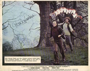 Hand Signed 8x10 original Lobby Card GLENDA JACKSON SUNDAY BLOODY SUNDAY my COA
