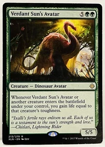 Verdant Sun's Avatar -#213-MTG-Ixalan (XLN) Regular-LP - Picture 1 of 2