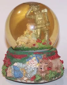 Mago de Oz Globo de Nieve Smithsonian Dorothy Tin Man Espantapájaros León Caja de Música - Imagen 1 de 7