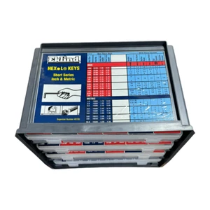 Eklind 425 Piece Short Hex Key Merchandiser Inch Metric Display Organizer - Picture 1 of 1
