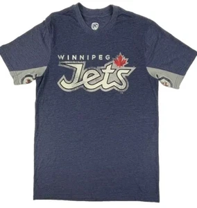 Winnipeg Jets Herren Large Hands High NHL blau/grau Erwachsene T-Shirt - Bild 1 von 7